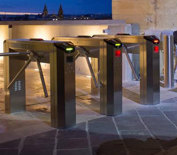 turnstile tripod work of ss entrance automation